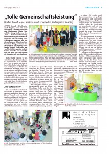 presseartikel_kindergarteneinweihung_kath_sonntagszeitung_bistum_regensburg